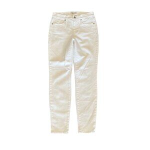 Madewell 9"‎ High Riser Skinny Skinny Jeans White Size 26